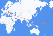 Flights from Bairiki to Sofia