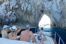 Tour privado en barco guiado de día completo en Capri