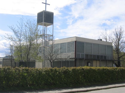 St. Olav catholic church in Trondheim, Norway. (Buildt in 1973).