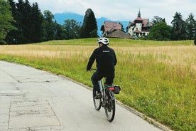 Excursão de bicicleta pela Península do Lago Lucerna