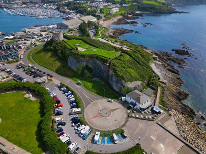 Photo of aerial view of Mount Batten Tower in Plymouth, UK.