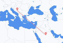 Voos da região de Al-Qassim para Sarajevo