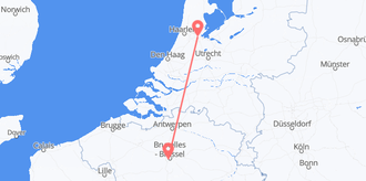 Belgium to the Netherlands