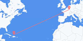 Turks & Caicos Islands to Luxembourg