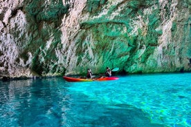 Cova dels Orguens : excursion d'exploration des grottes en kayak et tuba à Javea