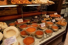 Mercados de comida de turismo com um local!