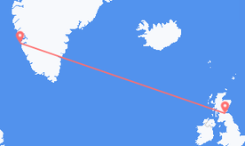 Voli dalla Groenlandia per la Scozia
