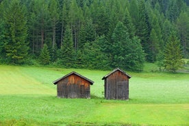 photo of an aerial view of the community of Biberwier in Tyrol in Austria.