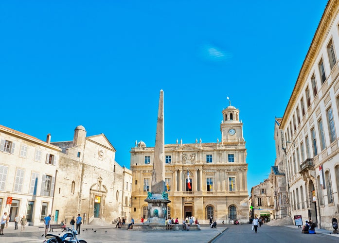 Place de la Republique in Arles, France