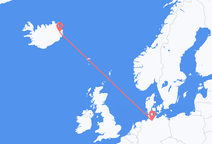 Vluchten van Egilsstaðir, IJsland naar Hamburg, Duitsland