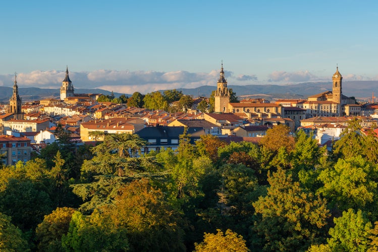 Photo of Downtown of Vitoria-Gasteiz at sunset, Basque Country, Spain