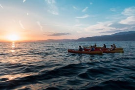 Sunset kajakpaddling