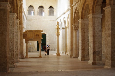 photo of Abbey of San Clemente a Casauria - It is a monumental complex from Abruzzo built in September 871, in the municipality of Castiglione a Casauria in the province of Pescara,Rome Italy.