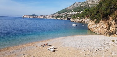 Photo of aerial view of Lozica Beach in Lozica, Croatia.