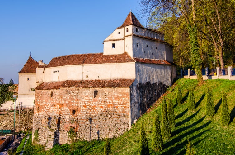 Photo of Țesători bastion of Brașov in Romania.