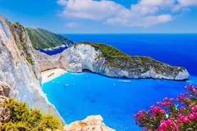 All inclusive VIP Zakynthos Boat Tour to Shipwreck & Blue Caves 