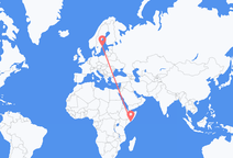 Flug frá Mogadishu til Stokkhólms