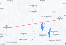 Flyg från München, Tyskland till Memmingen, Tyskland