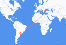 Montevideo to Dalaman