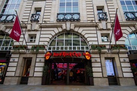 Hard Rock Cafe Piccadilly Circus med fast meny för lunch eller middag