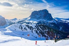 photo of Winter Cityscape of Cavalese, Val di Fiemme, Trentino Alto Adige, Italy.