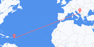 St. Kitts & Nevis to Bosnia & Herzegovina