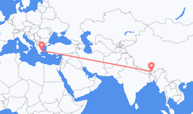 Flights from Bhutan to Greece