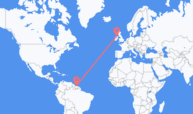 Flights from Suriname to Northern Ireland