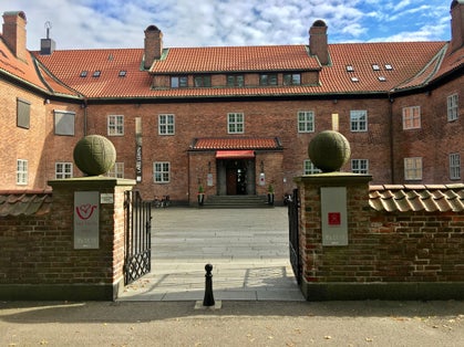 Haugar Vestfold Kunstmuseum (former "Sjømannsskolen"), art museum in Tønsberg, Norway. 