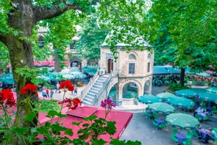 Photo of aerial view of Esenkoy village in Yalova, Turkey.