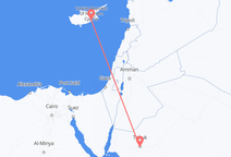 Flights from Tabuk to Larnaca