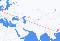 광저우 출발, 하노버 도착 항공편