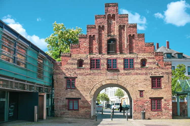 Photo of Historic city gate Nordertor in Flensburg, Germany