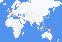 Port Moresby to Lyon