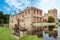 Photo of beautiful view of Oxburgh Hall, Norfolk, England.