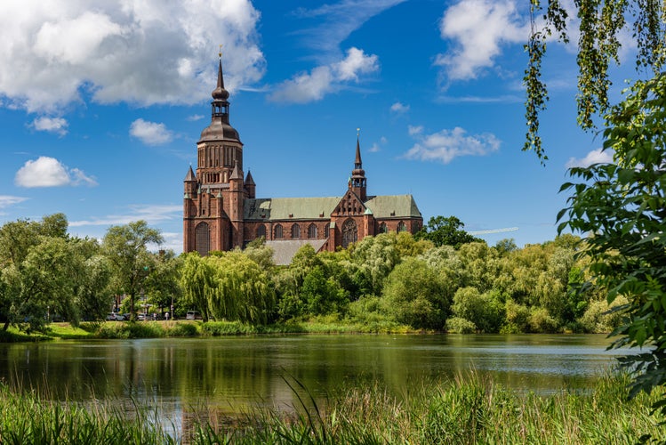 St. Mary's church (Marienkirche) in Stralsund, Mecklenburg-Western Pomerania (Mecklenburg-Vorpommern), Germany