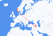 Vols d’Erbil pour Stavanger