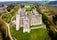 Photo of the aerial view of ancient castle in Arundel, a market town in West Sussex, England, UK.