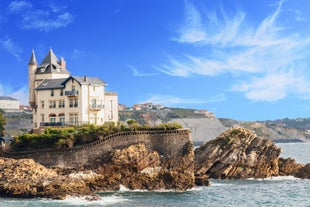 Photo of aerial view of Anglet, France.