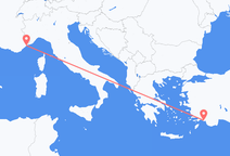 Flights from Dalaman to Nice