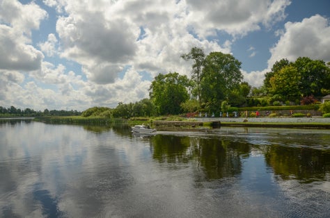 photo of view of Boating On the River Shannon, Ireland.