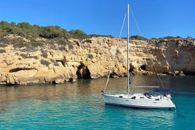 Passeio privado de veleiro de 4 horas pela Baía de Palma de Maiorca