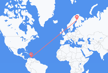 Flyrejser fra Willemstad til Rovaniemi