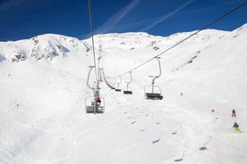 photo of a winter village over Lech Am Arlberg, Austria.