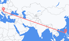 Zagreb to Angeles