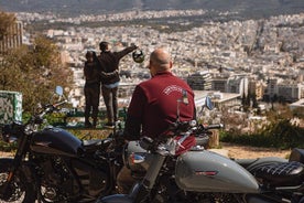 Visite privée en side-car VIP de 90 "de l'Acropole et du Lycabette d'Athènes