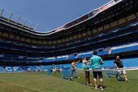 Madrid BIKE or EBIKE experience: Santiago Bernabeu Stadium and picnic