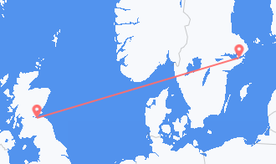 Flüge von Schottland nach Schweden