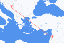 Flyg från Damaskus till Sarajevo
