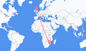 Flights from Mozambique to England